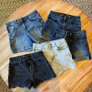 Gap Teen denim shorts 5 pairs